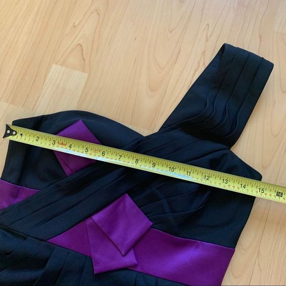 New Max and Cleo One Shoulder Dress Size 4 - Picture 7 of 9